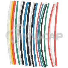 Термоусаживаемые трубки SMALL TUBE 2:1 (Набор 20 шт.) Rexant