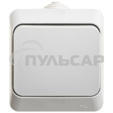 Переключатель 1-кл. ОП Этюд 10А IP44 сер. SchE BA10-046C