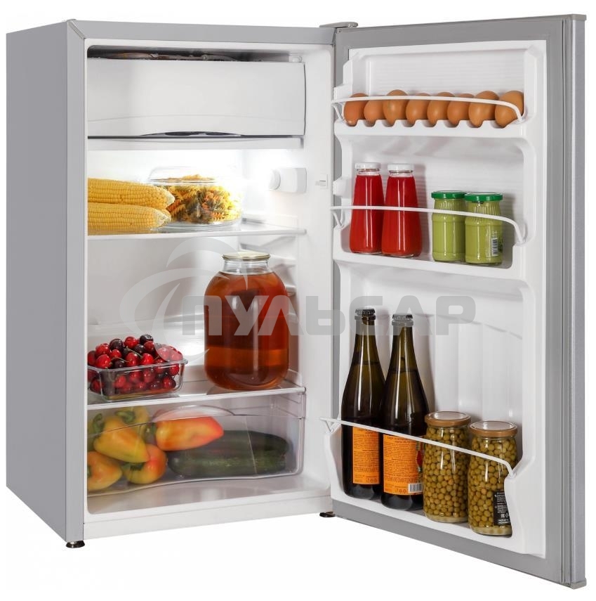 Холодильник Nordfrost NR 403 S серебристый однокамерный 100/11 л морозилка сверху