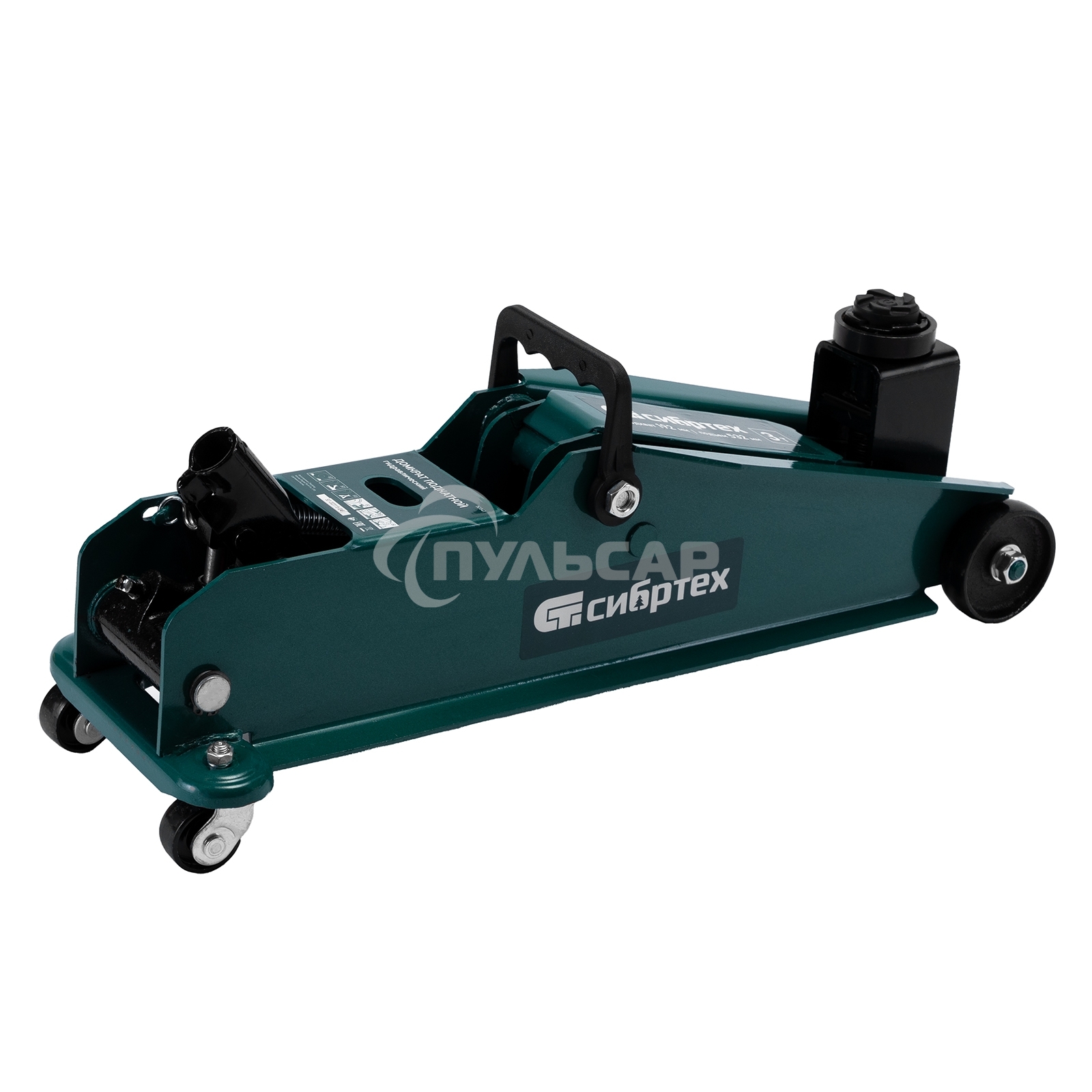 Домкрат гидравлический подкатной Сибртех 3 т, 192-532 мм, SUV