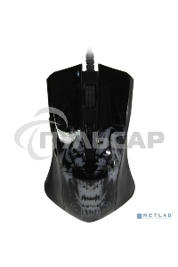 Мышь проводная Qumo Rampage M49 черный, 3200 dpi, USB, кнопки - 6