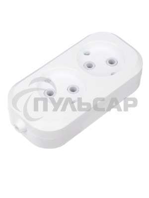 Колодка Rexant 2 гнезда без заземления