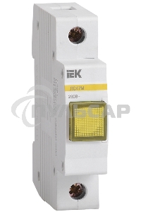 Лампа сигнальная ЛС-47М жел. ИЭК MLS20-230-K05