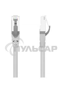 Патч-корд Vention прямой SFTP cat.6A, RJ45 - 0,5м. Серый