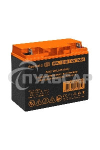 Аккумуляторная батарея ExeGate EX285662RUS HRL 12-18 (12V 18Ah, клеммы F3 (болт М5 с гайкой))