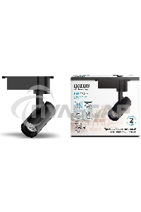 Светильник трековый цилиндр Gauss 6W 600lm 4000K 180-220V IP20 45*155мм черный линза 36º LED