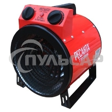 Тепловые пушки Ресанта ТЭП-2000К 67/1/7 Тепловая электрическая пушкакруглая, 220В, вентилятор/2000 Вт, 4 кг