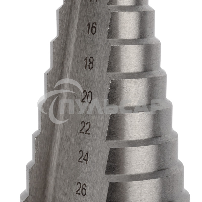 Сверло по металлу ступенчатое 4,0-32,0 мм Kranz