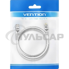 Патч-корд Vention прямой SFTP cat.6A, RJ45 - 0,5м. Серый