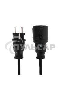 Удлинитель-шнур на рамке Rexant КГ 3х1.5, 10 м, морозостойкий, с/з, 16 А, 3500 Вт, IP44 (Сделано в России)