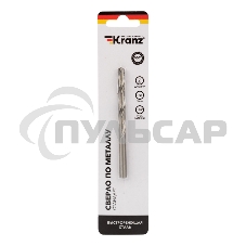 Сверло по металлу 7,0 мм HSS (1 шт. в упаковке) DIN 338 Kranz