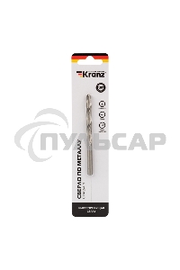 Сверло по металлу 7,0 мм HSS (1 шт. в упаковке) DIN 338 Kranz