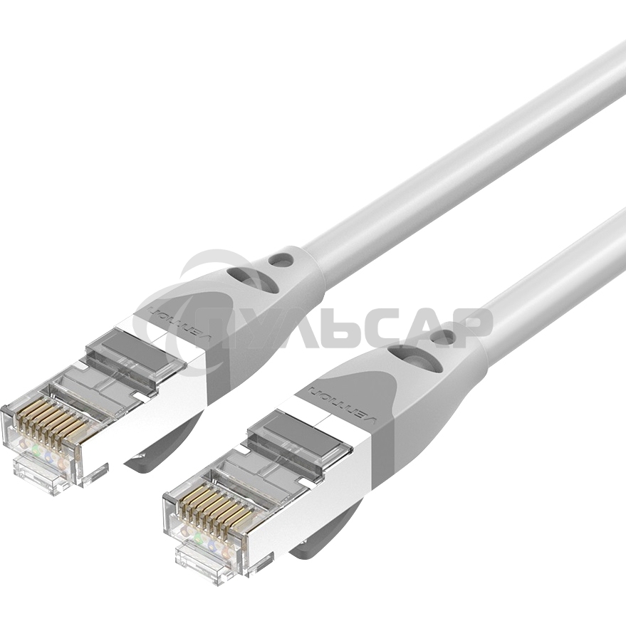 Патч-корд Vention прямой SFTP cat.6A, RJ45 - 1,5 м. Серый