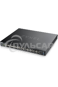 Коммутатор Zyxel XS3800-28 L2+ switch, 4xRJ-45: 1 / 2.5 / 5 / 10G, 8xCombo (SFP: 1 / 10G, RJ-45: 1 / 2.5 / 5 / 10G), 16xSFP +