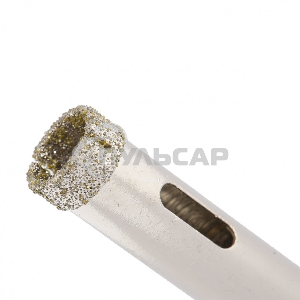 Сверло алмазное Matrix по керамограниту, 10 х 67 мм, 3-гранный хвостовик 2 шт.