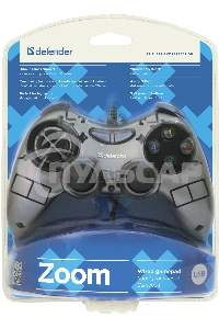Геймпад Defender Zoom USB Xinput, 10 кнопок, 2 стика