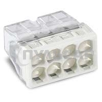 Клемма 8х(0.5-2.5мм) 8-х проводн. для распред. короб. (с контактн. пастой 