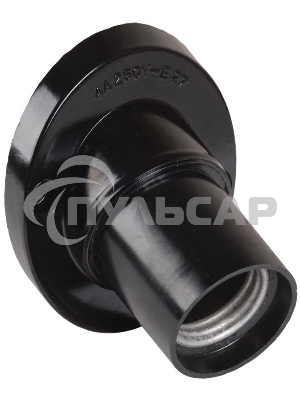 Патрон электрич. E27 Пкб27-04-К31 угловой настенный карболит. черный (с этикет.) ИЭК EPK13-04-01-K01