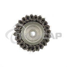 Щетка Matrix для УШМ, 100 мм, М14, Чашка, крученая проволока 0,35 мм