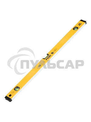 Уровень алюминиевый Denzel 33692 магнит., фрезерованный, 3 глазка (1 зеркал.), 0,5 мм/м, 800 мм