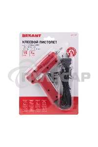 Пистолет клеевой 15 Вт   7 мм малый (блистер) 12-0113 Rexant