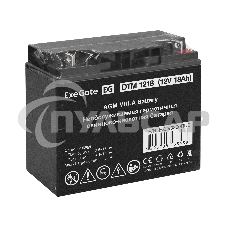 Батарея ExeGate DTM 1218 (12V 18Ah, клеммы F3 (болт М5 с гайкой))