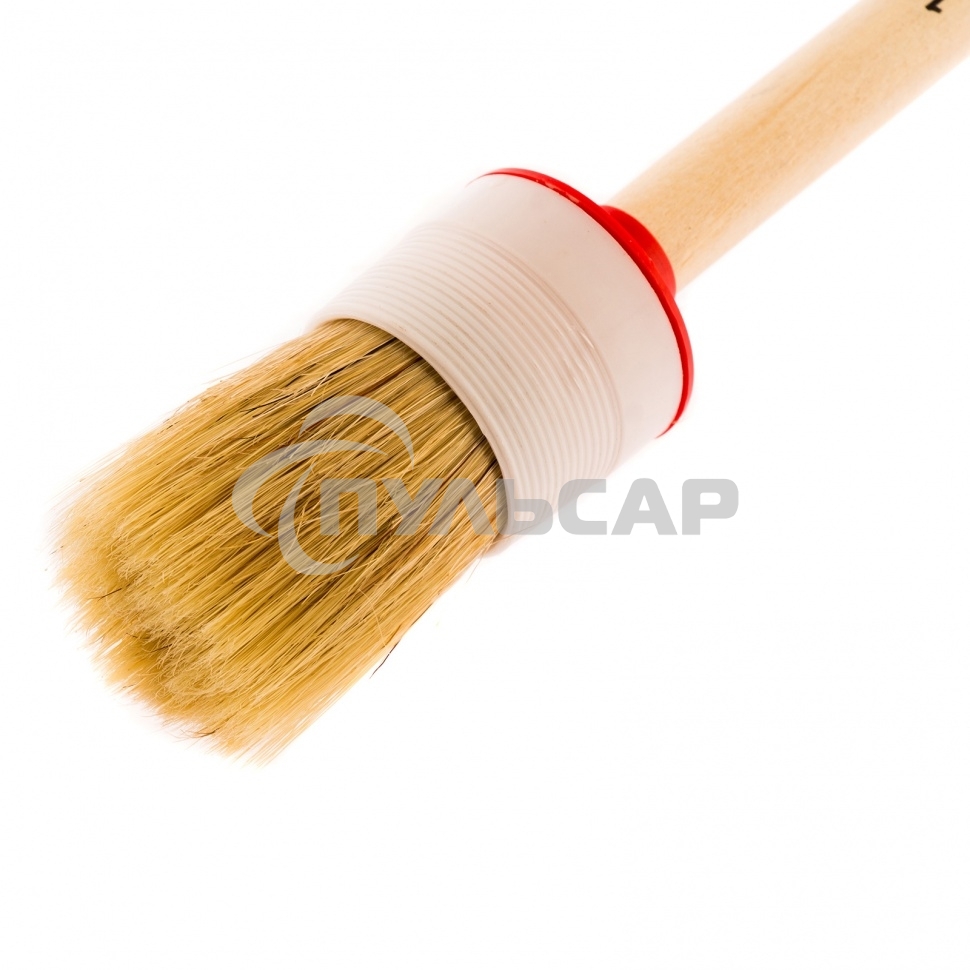 Кисть круглая №10 (40 мм), натуральная щетина, деревянная ручка MTX 82080