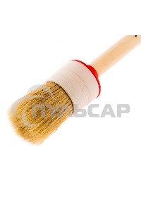 Кисть круглая №10 (40 мм), натуральная щетина, деревянная ручка MTX 82080