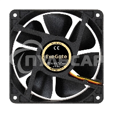 Вентилятор для корпуса ExeGate EX12038S3P-24 черный, 120 мм, 3000 об/мин, 46.1 дБ, 3 pin