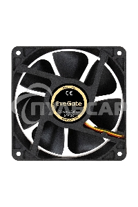 Вентилятор для корпуса ExeGate EX12038S3P-24 черный, 120 мм, 3000 об/мин, 46.1 дБ, 3 pin