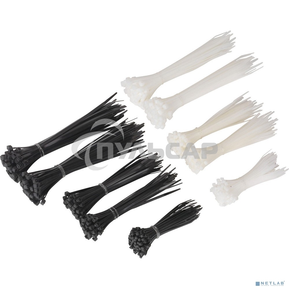 Стяжка (хомут) нейлоновая ExeGate CV66-200x4.8W (нейлон 6.6, 200x4.8мм, неоткрывающаяся, halogen free, -40°C - +85°C, белая, 100 шт)