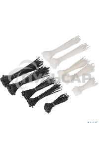 Стяжка (хомут) нейлоновая ExeGate CV66-200x4.8W (нейлон 6.6, 200x4.8мм, неоткрывающаяся, halogen free, -40°C - +85°C, белая, 100 шт)