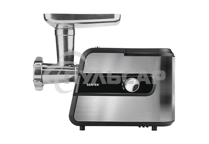 Мясорубка электрическая Centek CT-1623 <2000 Bт> 2 кг/мин, реверс, стальной коннектор, 2 диска, 2 насадки