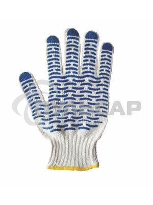 Перчатки Rexant 09-0201 х/б с покрытием ПВХ (