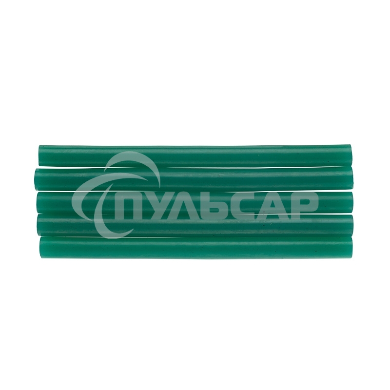 Клеевые стержни Rexant, Ø7 мм, 100 мм, зеленые, 6 шт., блистер
