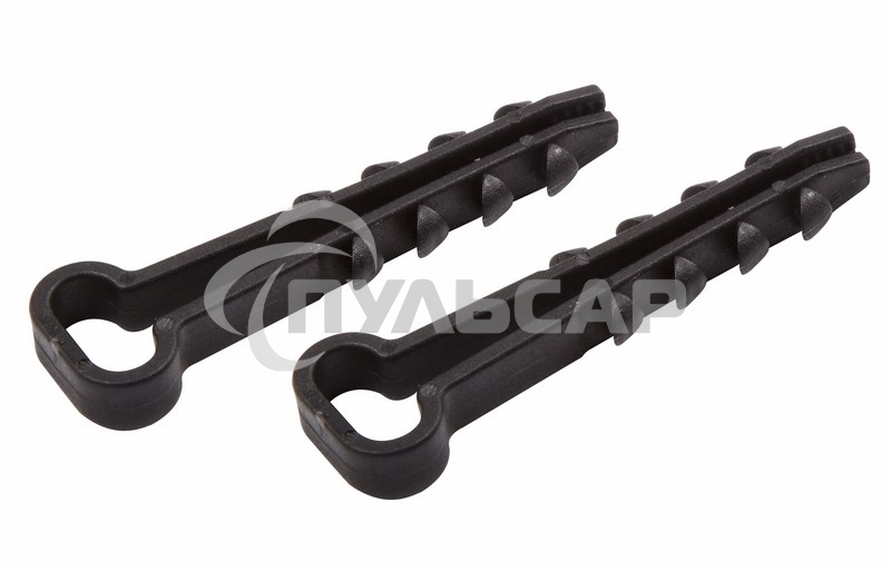 Дюбель-хомут нейлоновый прямоугольный PROconnect 5-10 мм, черный, упаковка 100 шт.