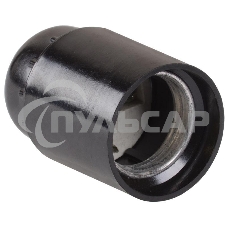 Патрон подвесной карболитовый Iek EPK10-04-01-K01 Пкб27-04-К01, Е27, черный, стикер на изделии, IEK