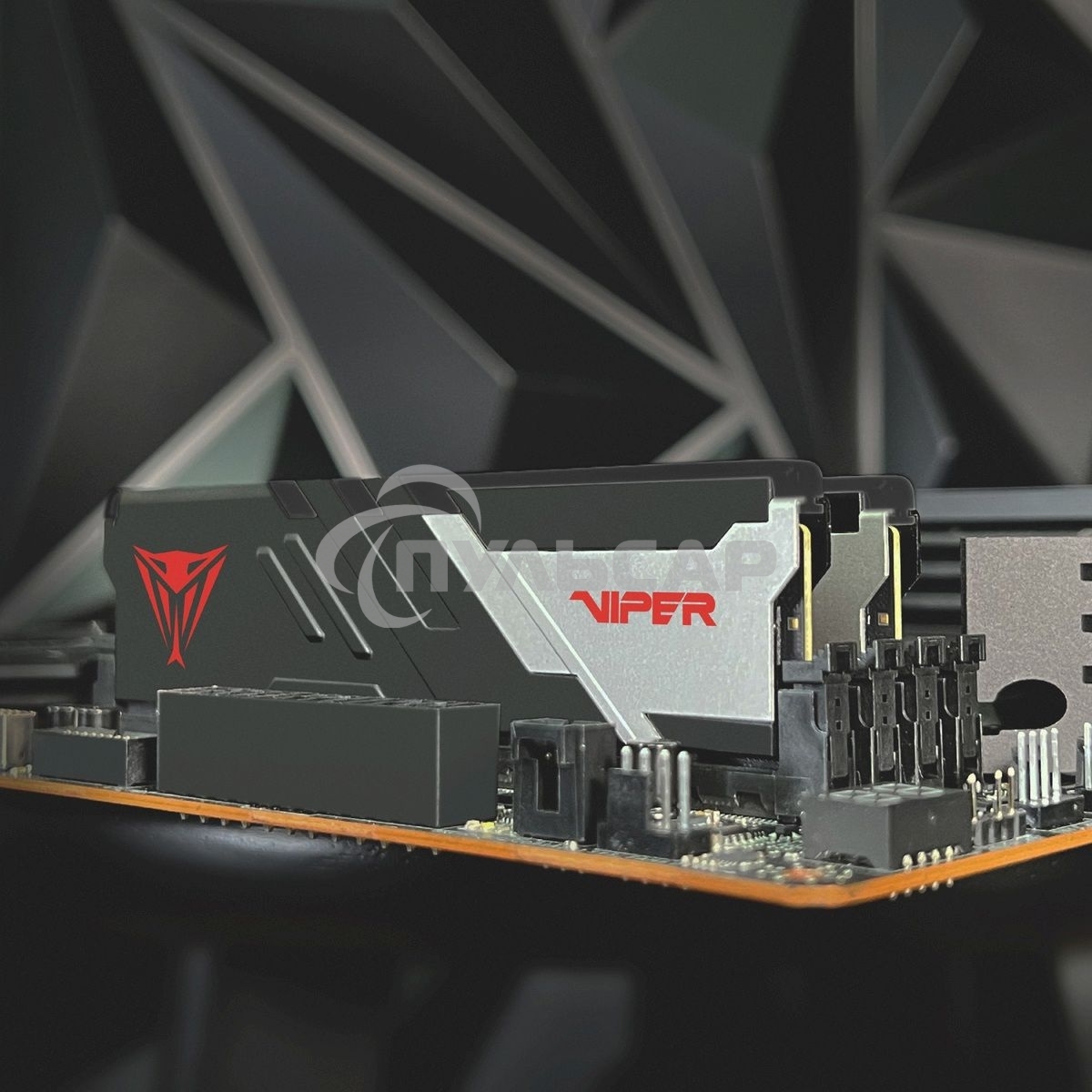 Оперативная память Patriot Viper Venom, DDR5, 32Gb (2x16Gb), 7200MHz, CL34, DIMM, с радиатором, черный