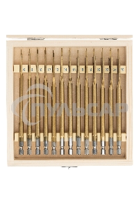 Набор сверл Matrix перовых по дереву, 6-8-10-12-13-14-16-18-19-20-22-24-25 мм 13 шт дерев