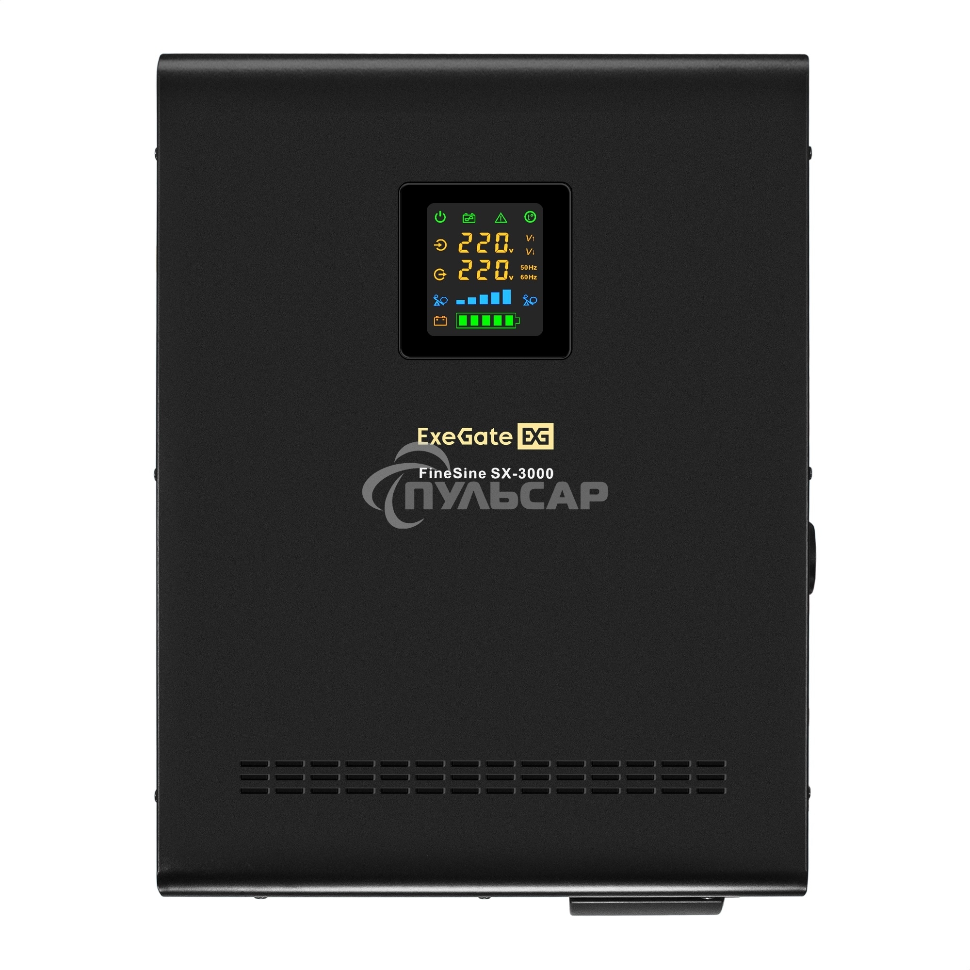 Комплект Источник бесперебойного питания EX296003RUS + батарея 150Aч EX282990RUS 4шт ExeGate FineSine SX-3000.LCD.AVR.2SH.T + батарея ExeGate DT 12150 (12В, 150Ач) 4шт