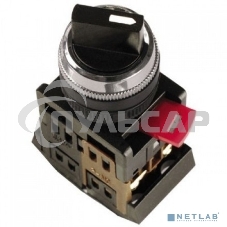 Переключатель AC-22 на 2 полож. черный I-O 1з+1p ИЭК BSW10-AC-2-K02