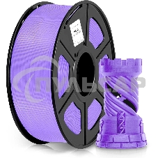 Пластик для принтера 3D Cactus CS-3D-PETG-1KG-PURPLE PETG d1.75мм 1кг L316м 1цв.