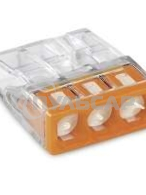 Клемма 3х(0.5-2.5мм) 3-х проводн. для распред. короб. (с контактн. пастой 