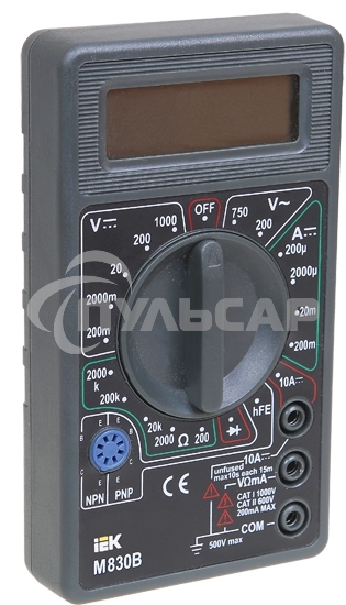 Мультиметр Iek TMD-2B-830 цифровойUniversal M830B IEK