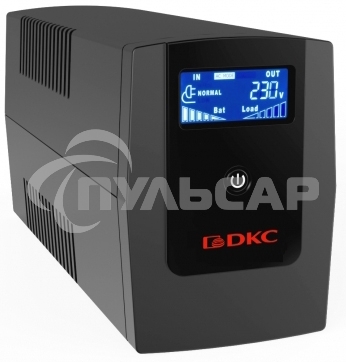 Источник бесперебойного питания ИБП Info LCD 600В.А IEC C13 (3) USB + RJ45 DKC INFOLCD600I