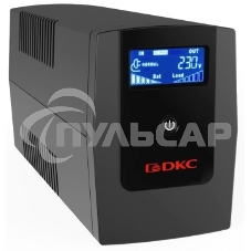 Источник бесперебойного питания ИБП Info LCD 600В.А IEC C13 (3) USB + RJ45 DKC INFOLCD600I