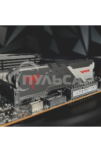 Оперативная память Patriot Viper Venom, DDR5, 32Gb (2x16Gb), 7200MHz, CL34, DIMM, с радиатором, черный