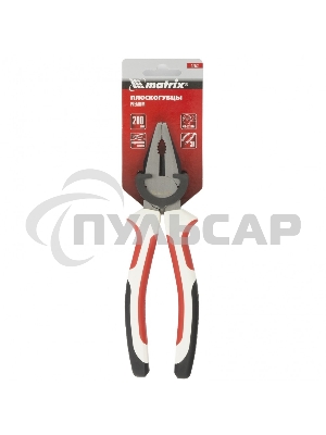 Плоскогубцы Matrix Premium, 200 мм, трехкомпонентные рукоятки