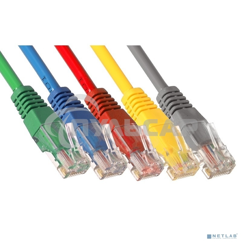 Патч-корд ExeGate UTP-RJ45-RJ45-C6-0,5M-YL, UTP, cat.6, 0,5м, желтый