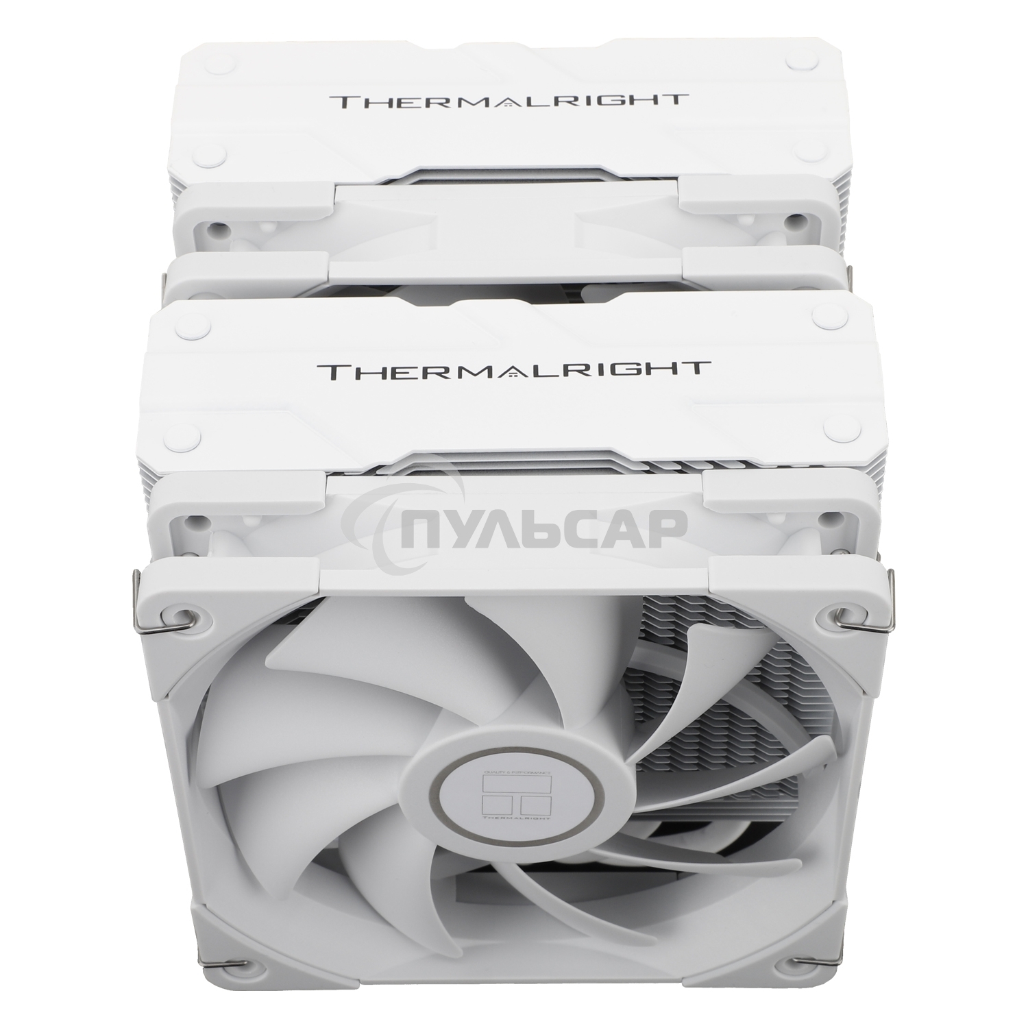 Кулер для процессора Thermalright Peerless Assassin 120 белый (4-pin PWM, 157мм, Ni/CU, 6x6мм, 2x120мм, 66.17CFM, 25.6dBA, 1550RPM, S: 1700, 1200, 20XX, 115X, AM5, AM4)